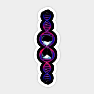 Altered DNA Carbon Sticker